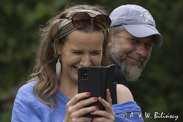 I Bieszczadzki Festiwal Filmowy Ale Czad w Dwerniku, Paweł i Marta na widowni, Bieszczady