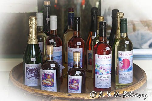 Wina z winnicy na wyspie Aaro, Mały Bełt, Dania, Aaro Vingaard