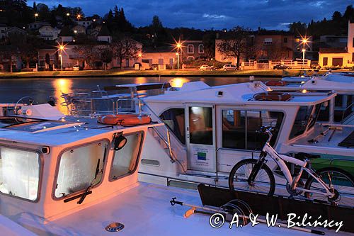 port jachtowy Agen, Canal de Garonne, Gaskonia, Francja