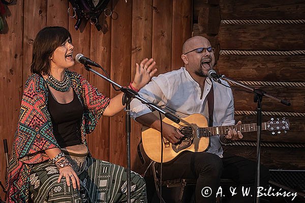 II Bieszczadzki Festiwal Filmowy Ale Czad, Stanica kresowa Chreptiów,koncert zespołu Werusha, Weronika Kowalska i Maciej Salus