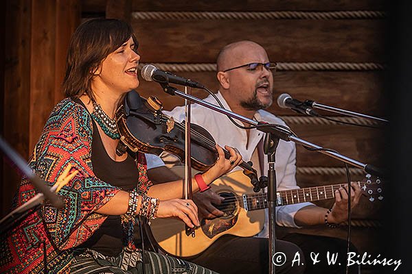 II Bieszczadzki Festiwal Filmowy Ale Czad, Stanica kresowa Chreptiów,koncert zespołu Werusha, Weronika Kowalska i Maciej Salus