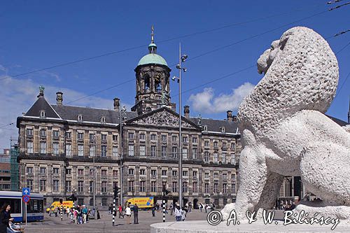 pałac królewski Koninklijk Paleis i Dam Amsterdam, Amsterdam, Holandia