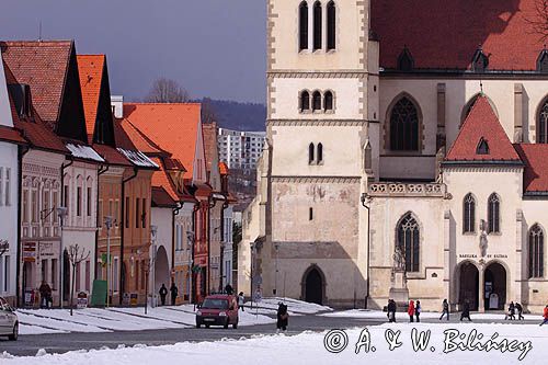 Bardiów, Bardiejów, Bardyjów, Bardejów, słow. Bardejov, niem. Bartfeld, węg. Bártfa, czes. Bardijov lub Bardějov, cyg. Bartwa, kościół św. Idziego przy Rynku, Słowacja