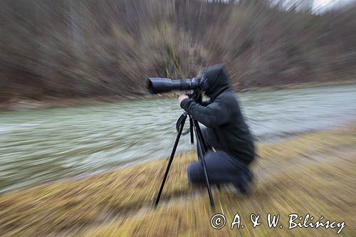 Fotografowanie nad Sanem, praca z głowicą Uniqball, Bieszczady Dniem i Nocą, Bieszczady