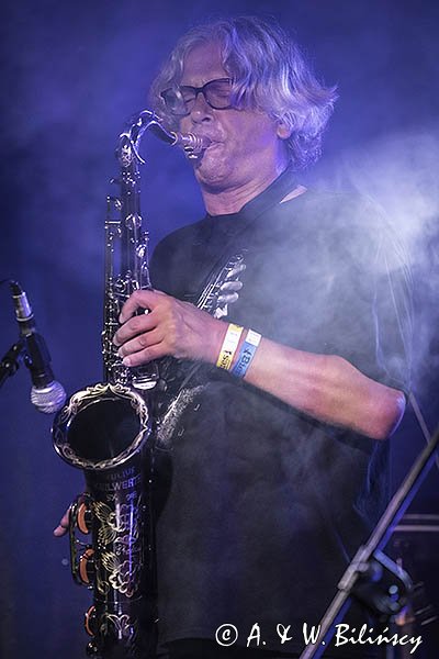 Roy Andrews, Andrzej Rojek, saksofon, Bies Czad Blues 2023, Karczma Brzeziniak, Przysłup, Bieszczady