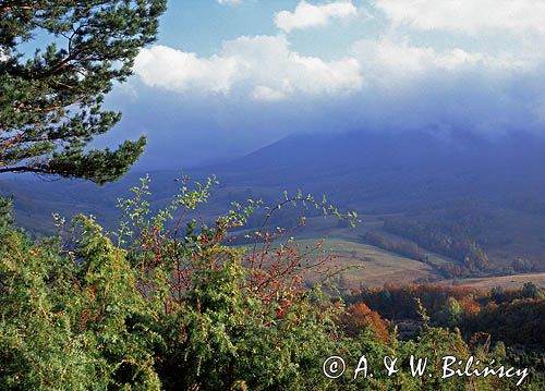 Bieszczady widok na Rawki z Wetlińskiej