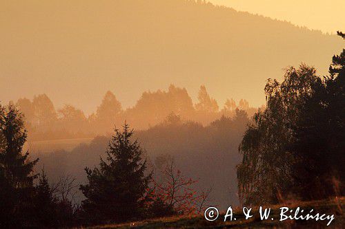 jesienny pejzaż, Bieszczady