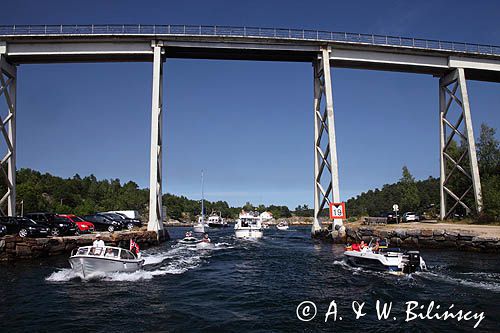 Blindleia, droga żeglowna między Lillesand i Hovag pod Kristiansand, cieśnina, Południowa Norwegia, Skagerrak