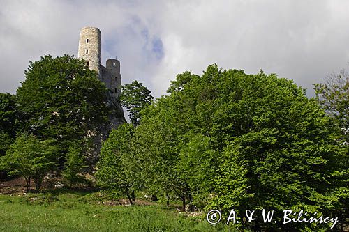 Bobolice, ruiny zamku, Jura Krakowsko- Częstochowska
