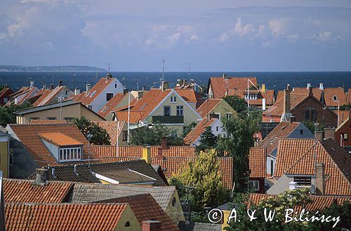 dachy Gudhjem, Bornholm, Dania