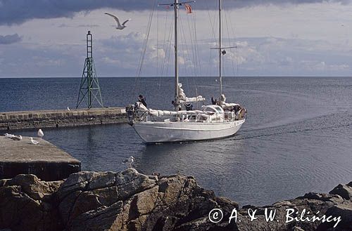 Bornholm Dania, 'Śniadecki' u wejścia do Svaneke