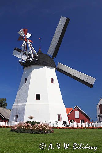 wiatrak w Aarsdale, Bornholm, Dania