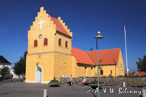 kościół w Allinge, Bornholm, Dania