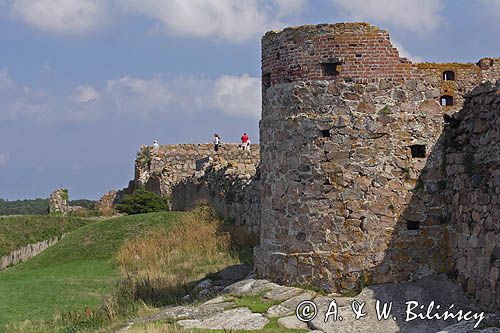 ruiny zamku Hammershus na Bornholmie, Dania