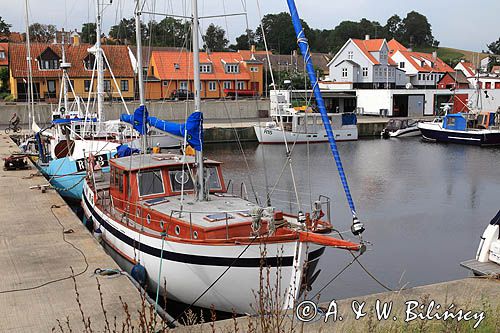 port w Listed, Bornholm, Dania