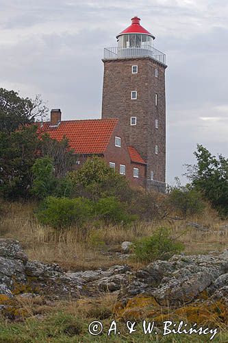 latarnia morska w Svaneke na wyspie Bornholm, Dania