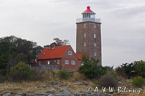 latarnia morska w Svaneke na wyspie Bornholm, Dania