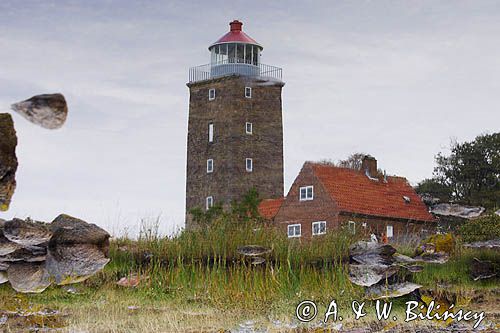 latarnia morska w Svaneke na wyspie Bornholm, Dania