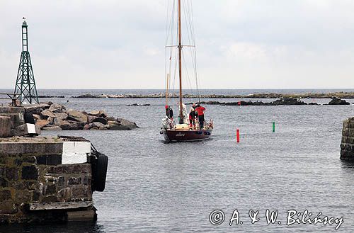 port w Svaneke, Bornholm, Dania