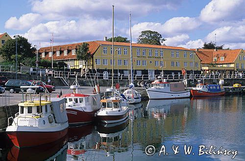 Bornholm, Dania, port w Svaneke