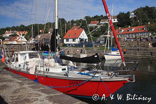 port w Vang, Bornholm, Dania