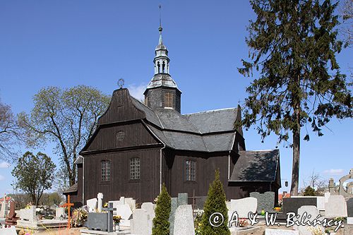 Buk zabytkowy kościół drewniany koło Poznania - Wielkopolska