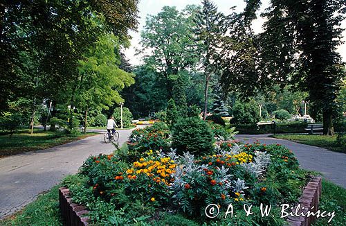 Busko Zdrój park uzdrowiskowy