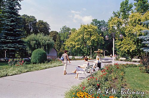 Busko Zdrój park zdrojowy