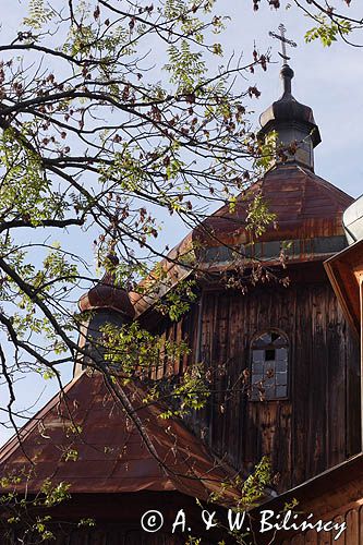 zabytkowa cerkiew drewniana w Bystrem, Bieszczady