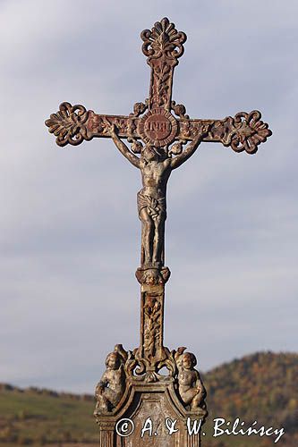 krzyż przydrożny w Bystrem, Bieszczady