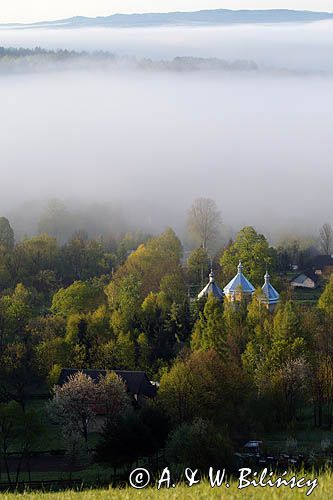 Bystre, kopuły cerkwi