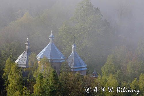 Bystre, kopuły cerkwi