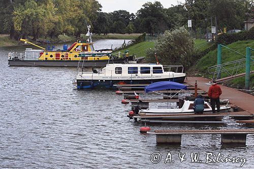 Bytom Odrzański, port jachtowy, rzeka Odra