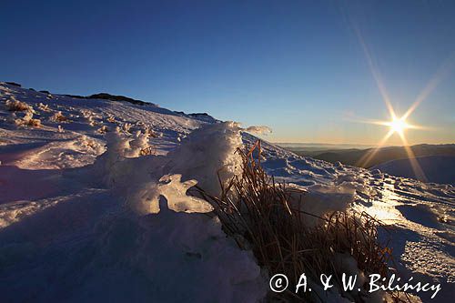 Zima na Caryńskiej, Bieszczady