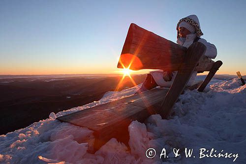 Zima na Caryńskiej, Bieszczady