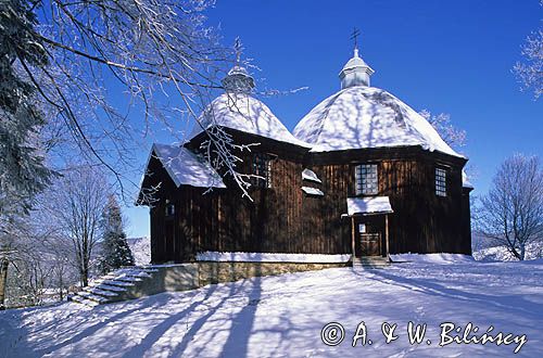 zabytkowa cerkiew, obecnie kościół, Michniowiec, Bieszczady