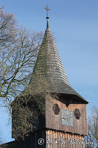 Chlastawa zabytkowy kościół drewniany z XVII w /1637r/ powiat Świebodzin - Wielkopolska