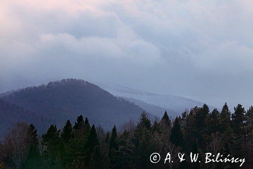 Bieszczady zachmurzone