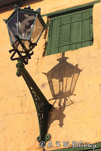 latarnia uliczna, wyspa Christianso koło Bornholmu, Dania