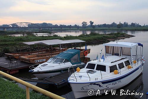 port jachtowy w Cigacicach, rzeka Odra