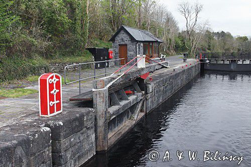śluza Clarendon, rzeka Boyle, rejon Górnej Shannon, Irlandia