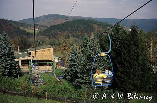 Ustroń, kolej linowa na Czantorię, Beskid Śląski