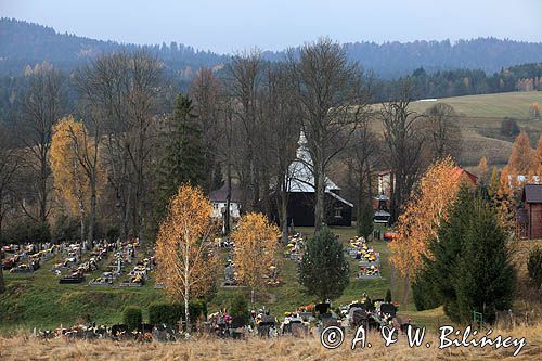 Czarna, cerkiew i cmentarz w Zaduszki, Bieszczady