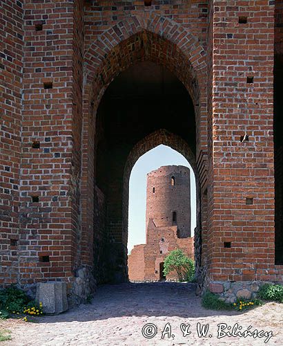 Ruiny zamku w Czersku koło Warszawy