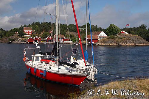 W zatoczce Dalskilen, Dalsholmen, Południowa Norwegia