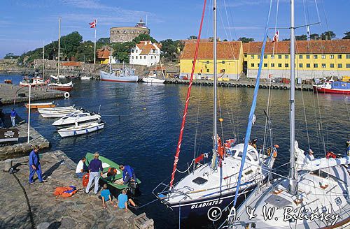 Frederikso, Christianso, port pomiędzy wyspami, Dania