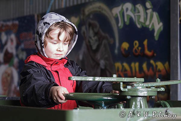 Muzeum kolejnictwa, railway museum, Dromod, rejon Górnej Shannon, Irlandia