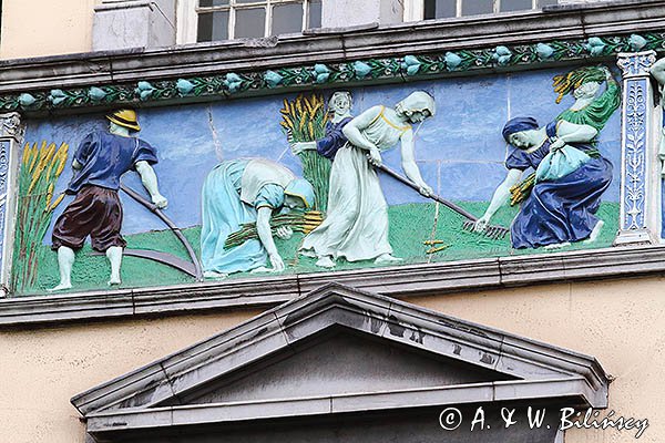 Kamienica w dzielnicy Temple Bar, Dublin, Irlandia