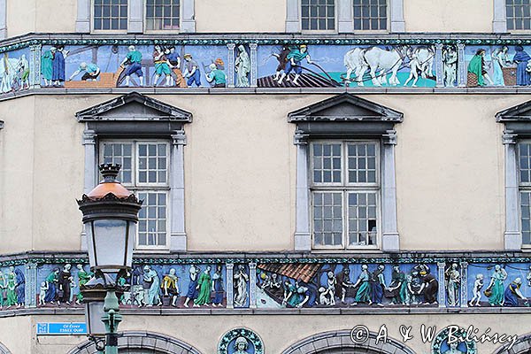 Kamienica w dzielnicy Temple Bar, Dublin, Irlandia