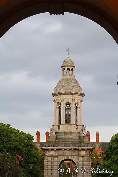 Kampanila, Trinity College uniwersytet, Dublin, Irlandia